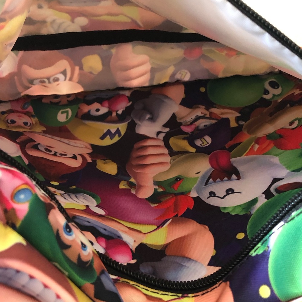 Super Mario Character Print Backpack - Multi Color - Picture 12 of 15